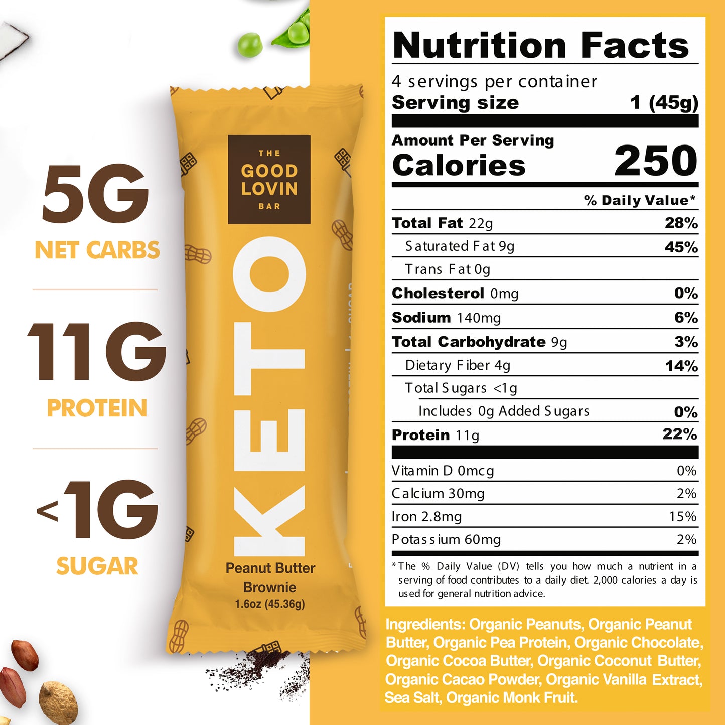 Short Life KETO BARS - 2 weeks to 3 months