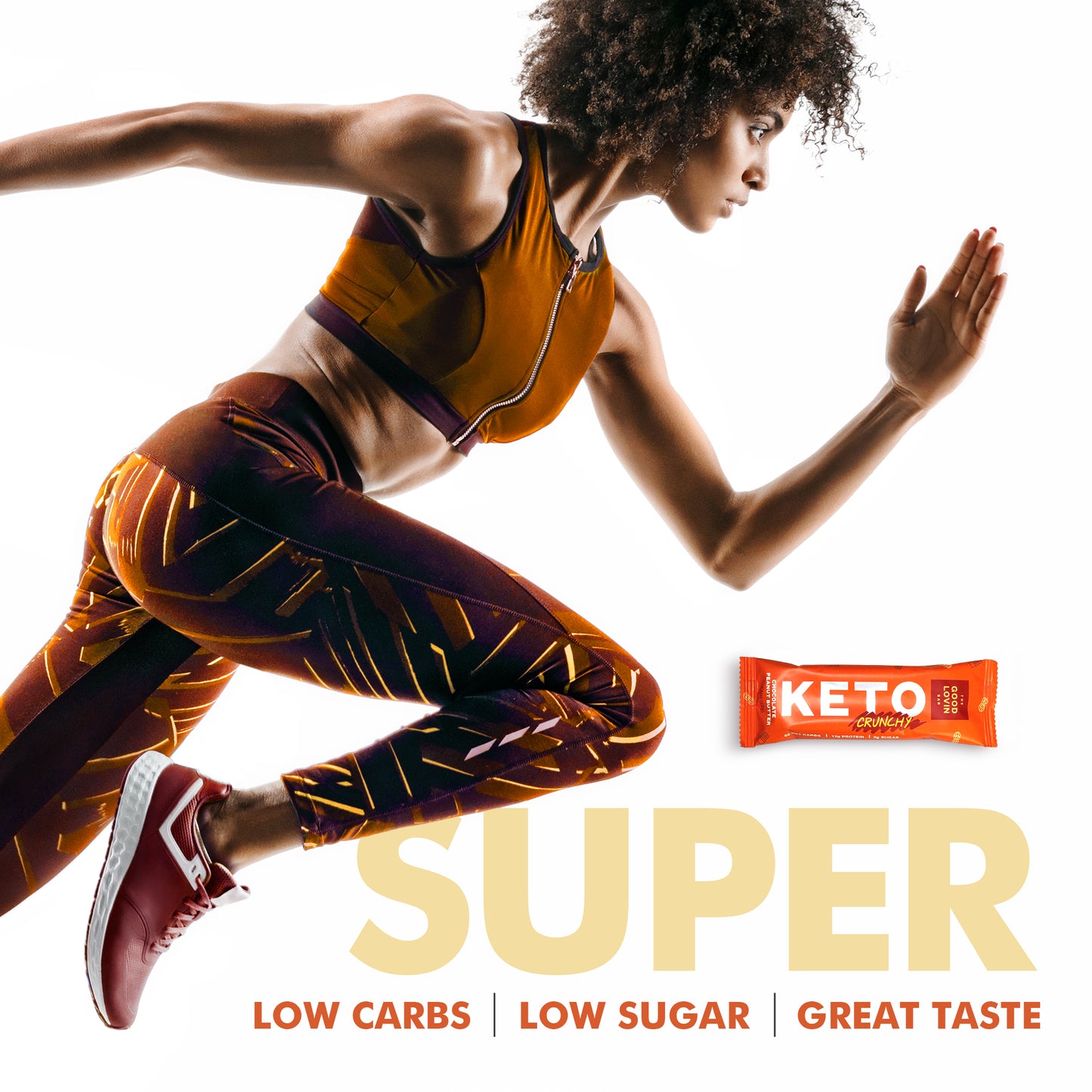 BEST ORGANIC KETO BAR “CRUNCHY” Chocolate Peanut Butter (4ct)