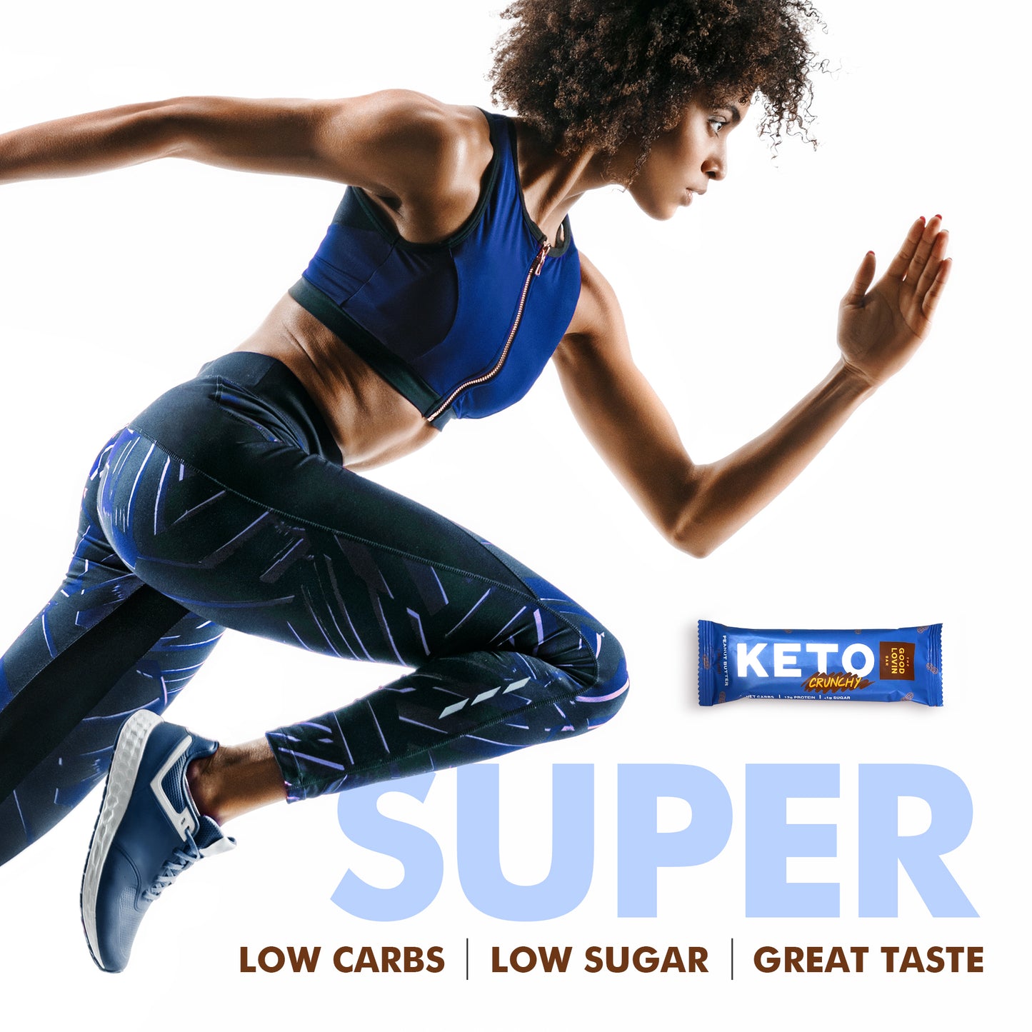 BEST ORGANIC KETO BAR “CRUNCHY” Peanut Butter (4ct)